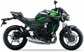 Kawasaki Z 650 2022 lime green motor stickers oem parts oryginal aufkleber autocollants adesivi nalepky tal mutur naklejki 2