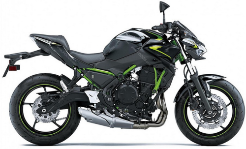 Kawasaki Z 650 2022 black 660 motor stickers oem parts oryginal aufkleber autocollants adesivi nalepky tal mutur naklejki