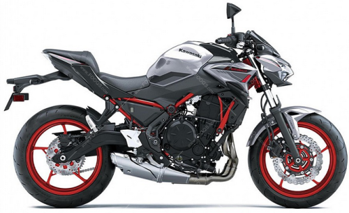 Kawasaki Z650 2023 silver naklejki stickers aufkleber motodecals adesivi pegatinas nálepky autocollants