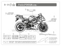 Triumph Daytona 675 2008 2009 stickers aufkleber motodecals adesivi pegatinas nálepky autocollants