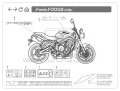Triumph Street Triple 675 R 2012 naklejki stickers aufkleber motodecals adesivi pegatinas nálepky