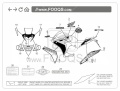 Honda CBR 125 R 2015 orange YR271 repsol fooqs naklejki stickers decals aufkleber oem pegatinas lipdukai