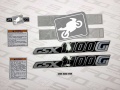 Suzuki GSX 1100 G 1991 1992 1993 1994 black fooqs motorcycle stickers fooqs naklejki decals stickers naljepnice aufkleber oem paint parts color code adesivi adesivo autocollants parts part sticker  deacal