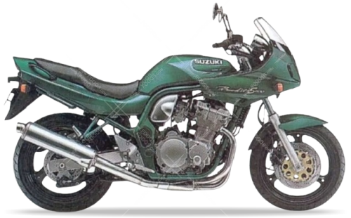 Suzuki GSF 600 S Bandit 1996 green metallic 0WP fooqs naklejki motor stickers oem parts aufkleber