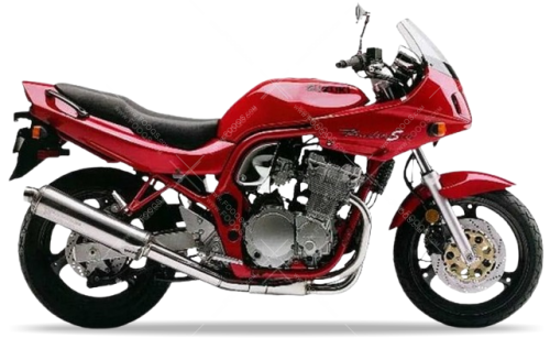 Suzuki GSF 600 S Bandit 1999 candy koran orange Y0W fooqs naklejki motor stickers oem parts aufkleber