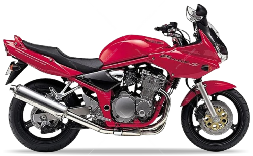 Suzuki GSF 600 S Bandit 2001 2002 candy antares red 19A fooqs motorcycle decals aufkleber