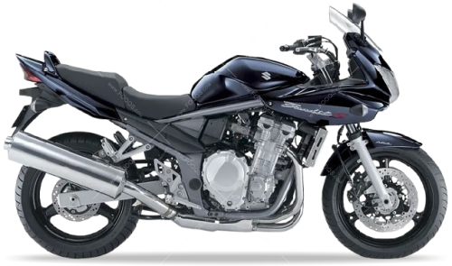 Suzuki GSF 650 s Bandit 2007 graphite blue metallic YLE fooqs naklejki motor stickers oem parts aufkleber aftermarket