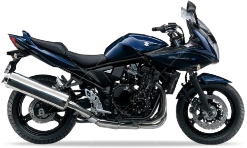 Suzuki GSF 650 s Bandit 2009 candy indy blue YKZ fooqs naklejki motor stickers oem parts aufkleber aftermarket