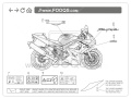 Triumph Daytona 650 2005 fooqs naklejki stickers decals aufkleber oem nálepky стикери nalepke