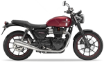 Triumph Street Twin 900 2018 rojo pegatinas