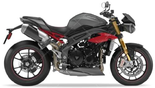 Triumph Speed Triple 1050 R 2015 graphite fooqs stickers motorcycle decals aufkleber naklejki oem parts