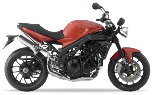 Triumph Speed Triple 1050 2006 2010 red naklejki motor stickers aufkleber oem parts motodecals adesivi