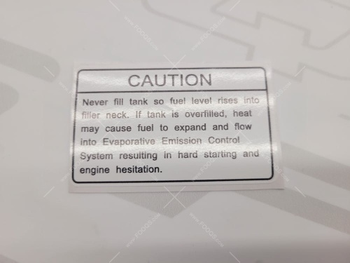 Kawasaki naklejka serwisowa fuel tank 56040 1121 label sticker aufkleber decal