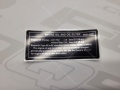 Kawasaki naklejka serwisowa oil filter 56031 1777 label sticker aufkleber decal
