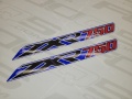 Kawasaki ZXR 750 1993 green white blue fooqs motorcycle decals aufkleber oem autocollants adesivi naklejki nalepky adhesivos nálepky oem original iconic restoration tank youngtimer old label sticker decal fairing front 8