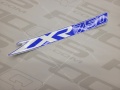 Kawasaki ZXR 750 1992 blue fooqs motorcycle decals aufkleber oem autocollants adesivi naklejki nalepky adhesivos nálepky oem original zxr750 ninja fairings tank fuel label iconic restoration decal candy 5