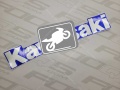 Kawasaki ZXR 750 1992 blue fooqs motorcycle decals aufkleber oem autocollants adesivi naklejki nalepky adhesivos nálepky oem original zxr750 ninja fairings tank fuel label iconic restoration decal candy 8