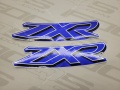 Kawasaki ZXR 750 1992 blue fooqs motorcycle decals aufkleber oem autocollants adesivi naklejki nalepky adhesivos nálepky oem original zxr750 ninja fairings tank fuel label iconic restoration decal candy 13