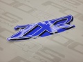 Kawasaki ZXR 750 1992 blue fooqs motorcycle decals aufkleber oem autocollants adesivi naklejki nalepky adhesivos nálepky oem original zxr750 ninja fairings tank fuel label iconic restoration decal candy 14