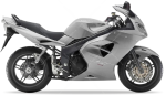 Triumph Sprint ST 1050 2005 - 2007 plata aluminium pegatinas
