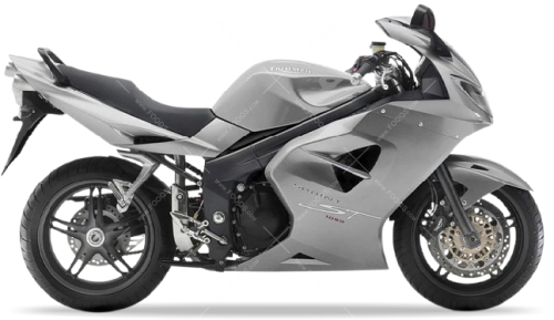 Triumph Sprint ST 1050 2005 2007 aluminium silver naklejki stickers aufkleber motodecals adesivi pegatinas oem parts