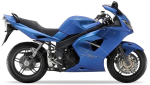 Triumph Sprint ST 1050 2005 - 2007 azul caspin perlado pegatinas