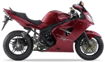 Triumph Sprint ST 1050 2005 - 2007 rojo sunset pegatinas