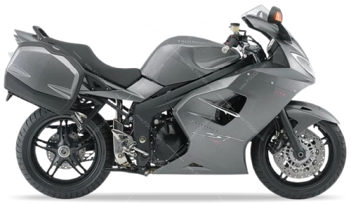 Triumph Sprint ST 1050 2008 2010 graphite naklejki stickers aufkleber motodecals adesivi pegatinas