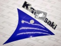 Kawasaki ZXR 750 R zx-7r zx7r zx7 1990 1991 1992 green usa  blue fooqs naklejki motor stickers oem autocollants adesivi naklejki shop decal decals label fairing fairings tank fuel front left right restouration iconic youngtimer oldschool ninja 13