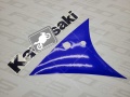 Kawasaki ZXR 750 R zx-7r zx7r zx7 1990 1991 1992 green usa  blue fooqs naklejki motor stickers oem autocollants adesivi naklejki shop decal decals label fairing fairings tank fuel front left right restouration iconic youngtimer oldschool ninja 14