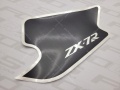 Kawasaki ZXR 750 R zx-7r zx7r zx7 1990 1991 1992 green usa  blue fooqs naklejki motor stickers oem autocollants adesivi naklejki shop decal decals label fairing fairings tank fuel front left right restouration iconic youngtimer oldschool ninja 24