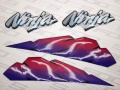 Kawasaki Ninja ZXR 750 ZX7 1994 black usa fooqs motorcycle decals aufkleber oem autocollants adesivi naklejki nalepky adhesivos original label motorrad fairing renovation restouration youngtimer classic zxr750 ninja fairing front rear left 19