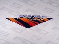 Honda XL 600 V Transalp 1994 1995 blue PB257H fooqs naklejki stickers decals aufkleber oem originalne motorcykel stickers
