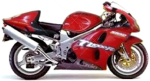 Suzuki TL 1000 R 1998 rot 28V aufkleber