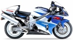 Suzuki TL 1000 R 1998 blau weiß L99 aufkleber