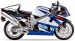 Suzuki TL 1000 R 2002 blau weiß L99 aufkleber