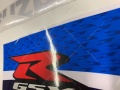 Suzuki GSXR 1000 2011 blue white fooqs motostickers naklejki