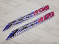 Kawasaki ZXR 400 1993 green fooqs naklejki stickers decals aufkleber oem motorcycle original parts shop stiùbhartan klistermærker klistermärken decal sticker label oem fairing fairings tank restoration renew paint color zxr400 ninja 17