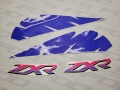 Kawasaki ZXR 400 1994 green white blue fooqs motorcycle decals aufkleber oem autocollants adesivi naklejki decal sticker label oem fairing fairings tank restoration renew paint color zxr400 naljepnice za motocikl motocikla uzlīmes motorfiets ninja 10