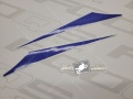 Kawasaki ZXR 400 1994 green white blue fooqs motorcycle decals aufkleber oem autocollants adesivi naklejki decal sticker label oem fairing fairings tank restoration renew paint color zxr400 naljepnice za motocikl motocikla uzlīmes motorfiets ninja 18