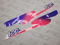 Kawasaki zxr 400 1995 1996 1997 1998 1999 green 7f fooqs naklejki motodecals motocikla uzlīmes decal sticker label oem fairing fairings tank restoration renew paint color zxr400 ninja aufkleber stickers decals oem original  11