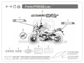 Honda vfr 800 x crossrunner 2015 2018 fooqs naklejki stickers decals