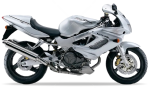 Honda VTR 1000 F FireStorm 1997 - 2000 argento boon metallizzato NH373 adesivi