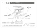 Honda vtr 1000 f firestorm 1997 2000 fooqs naklejki stickers decals aufkleber oem nálepky стикери nalepke
