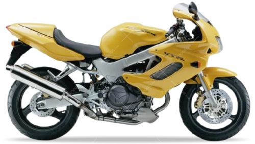Honda vtr 1000 f firestorm 1997 2000 pearl shinning yellow Y124 fooqs stickers motorcycle decals aufkleber naklejki oem parts adesivi motorcycle