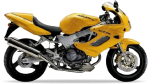 Honda VTR 1000 F FireStorm 1997 - 2000 giallo flash perlato Y163 adesivi