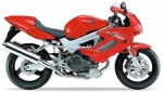 Honda VTR 1000 F FireStorm 2001 - 2006 rosso italiano R157 adesivi