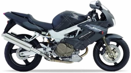 Honda vtr 1000 f firestorm 2001 2006 lapis blue metallic PB257 fooqs stickers motorcycle decals aufkleber naklejki oem parts adesivi motorcycle