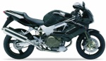 Honda VTR 1000 F FireStorm 2001 - 2006 nero graphite NHB01 adesivi