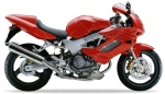 Honda VTR 1000 F FireStorm 1997 - 2000 rosso italiano R157 adesivi